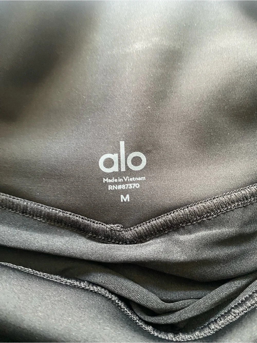 ALO Yoga Black Pleated Mini Skirt